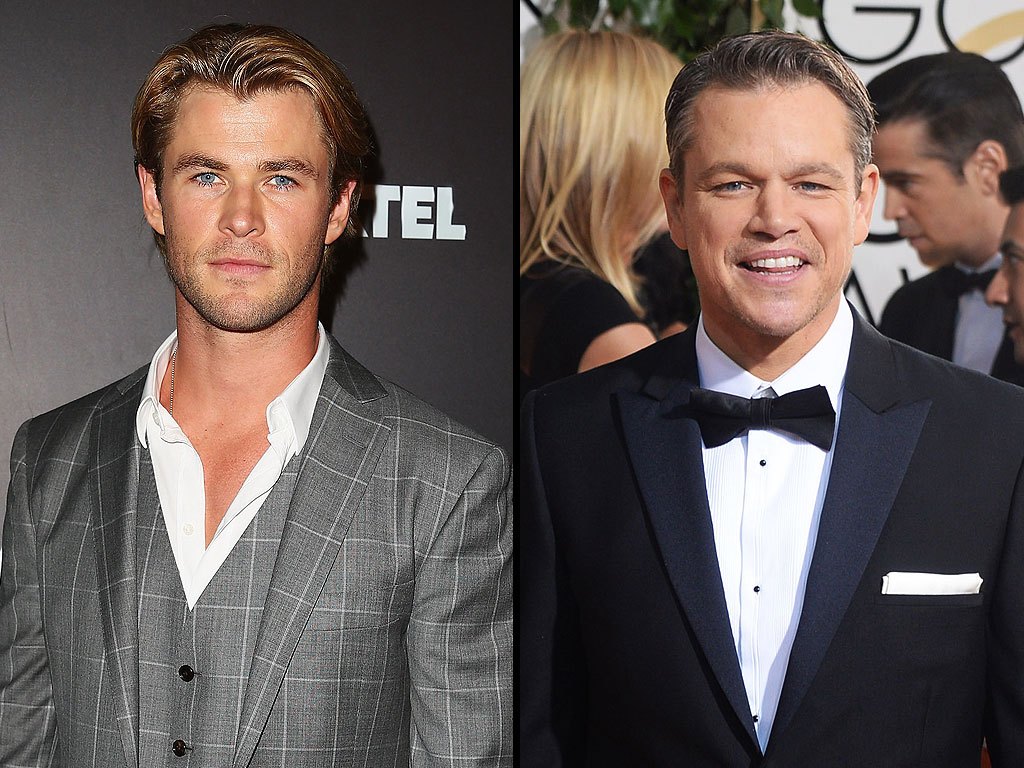 Chris Hemsworth & Matt Damon’s Bromance In Monaco