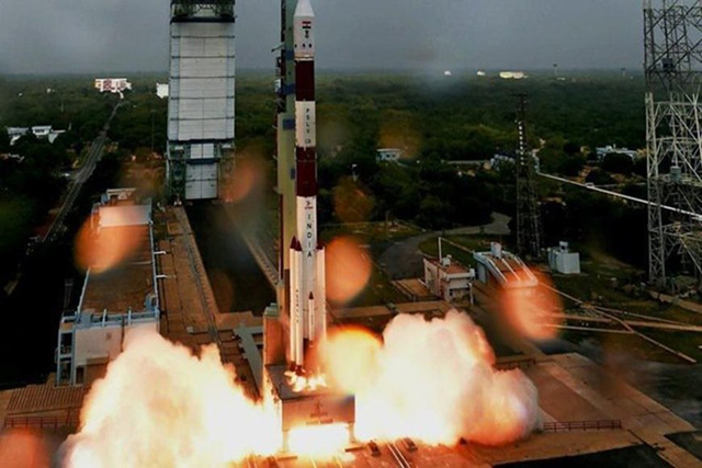 PSLV-C37 Carrying Record 104 Satellites Lifts Off From Sriharikota